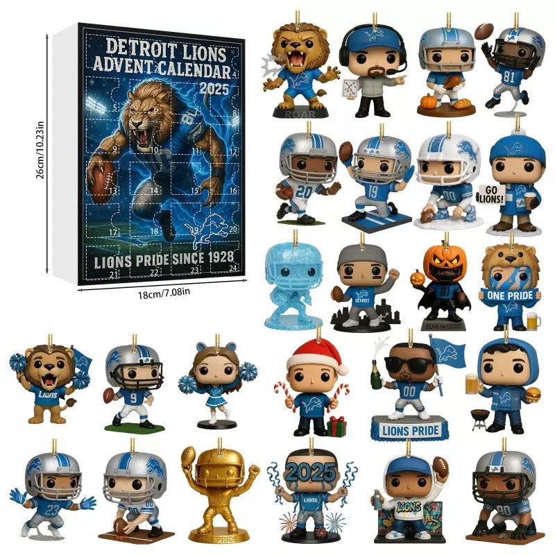 Detroit Lions 95th Anniversary Advent Calendar