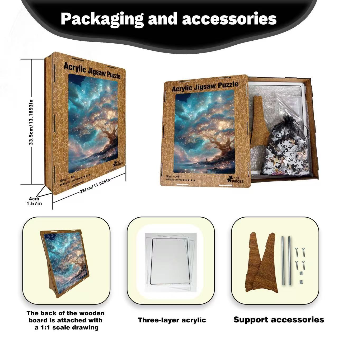 Enchanted Dream Tree Acrylic Jigsaw Puzzle