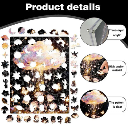Dreamy Cloud Garden Acrylic Jigsaw Puzzle