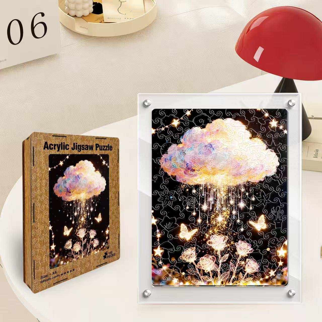 Dreamy Cloud Garden Acrylic Jigsaw Puzzle