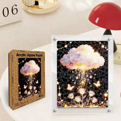 Dreamy Cloud Garden Acrylic Jigsaw Puzzle
