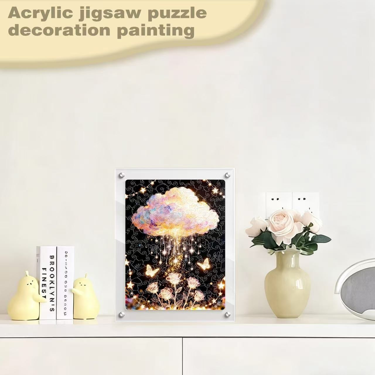 Dreamy Cloud Garden Acrylic Jigsaw Puzzle