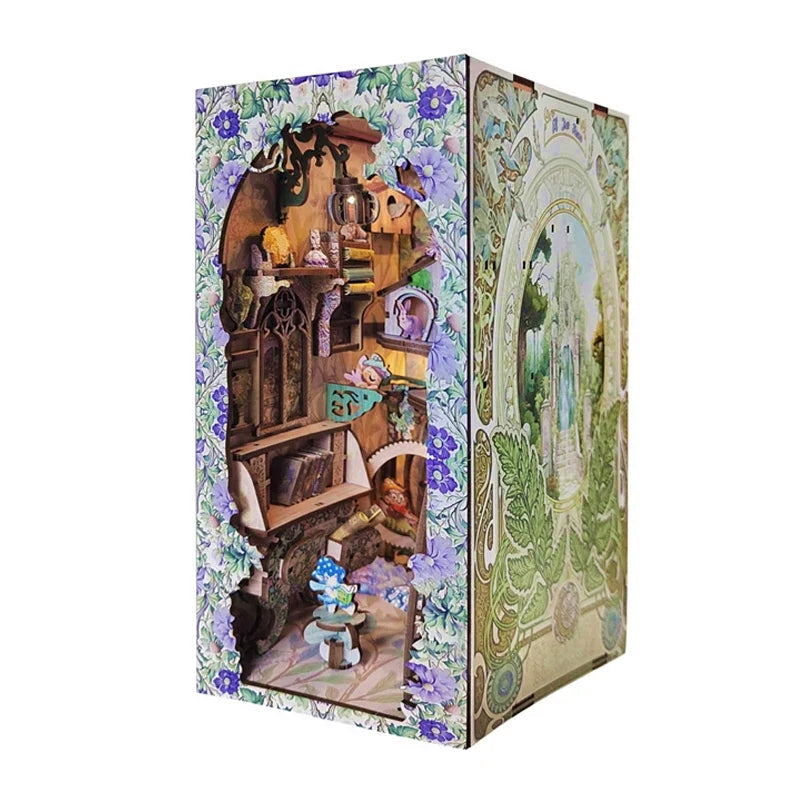 Elf Castle DIY Book Nook Kit | Bookshelf Decor