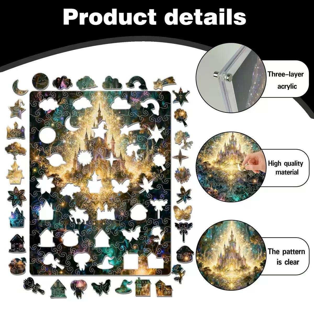 Fantasy Castle Acrylic Jigsaw Puzzle