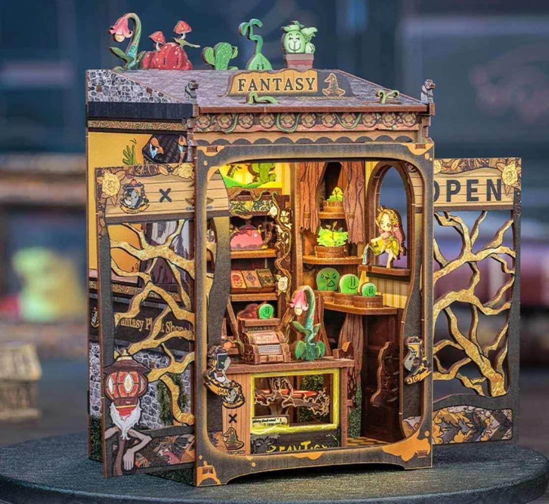 magical house plant Fantasy Plant Shop DIY Book Nook Kit