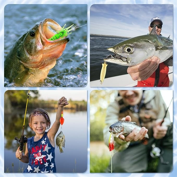 fish calendar with lures Fishing Tools Advent Calendar