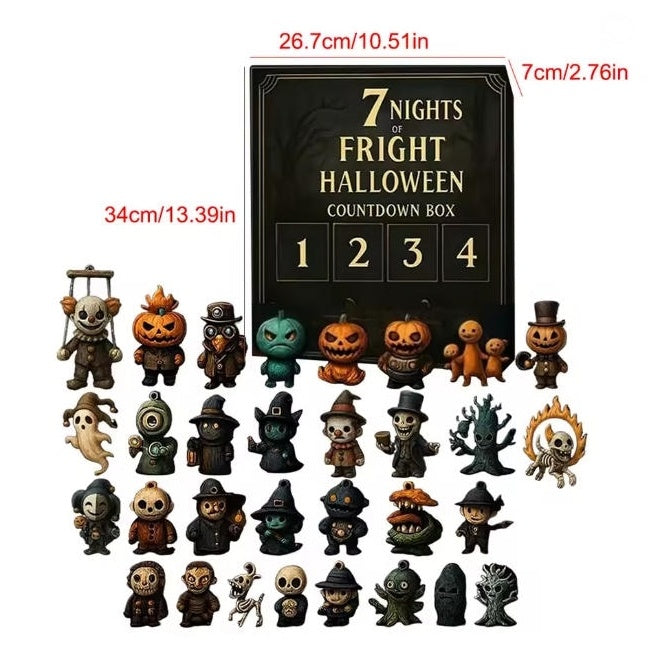 31 Nights Fright Halloween Countdown Box Advent Calendar