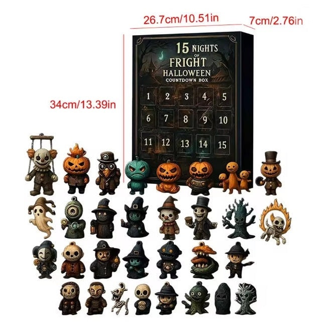 31 Nights Fright Halloween Countdown Box Advent Calendar