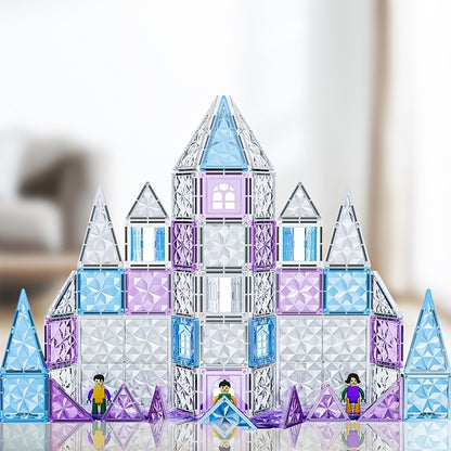 Frozen Wonderland Magnetic Tile Building Set
