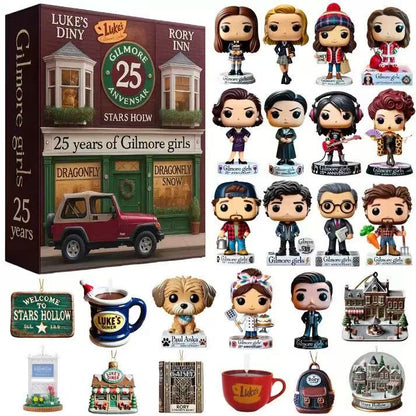 Gilmore Girls 25th Anniversary Advent Calendar with 24 Iconic Acrylic Surprise Mini Figures