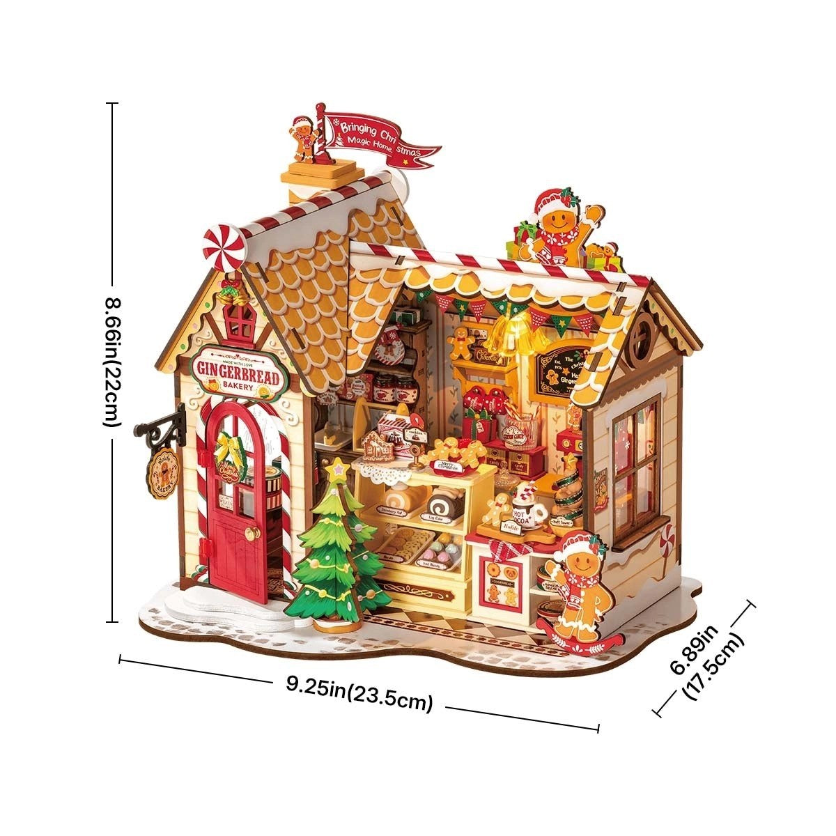 Gingerbread House DIY Miniature Kit
