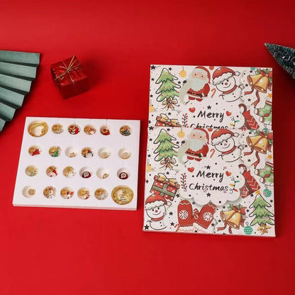 Golden Christmas DIY Jewelry Set Advent Calendar