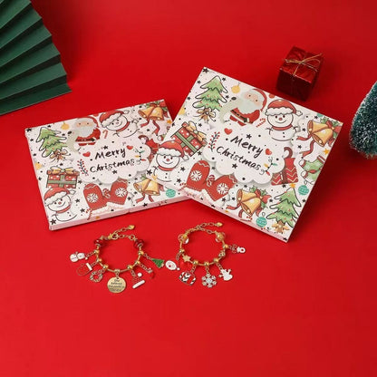 Golden Christmas DIY Jewelry Set Advent Calendar