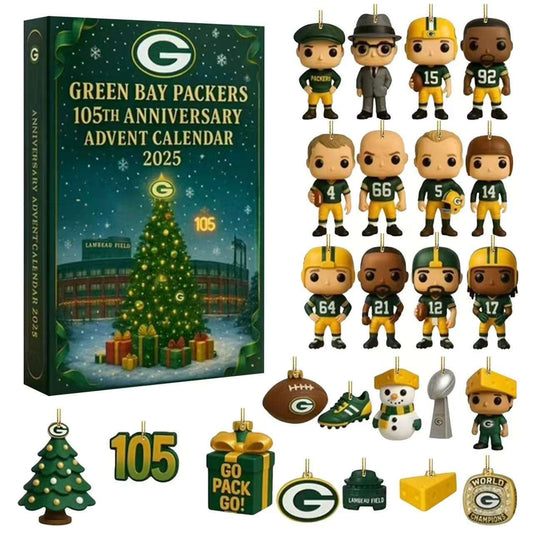Green Bay Packers 105th Anniversary Advent Calendar 2025 (Limited Edition)