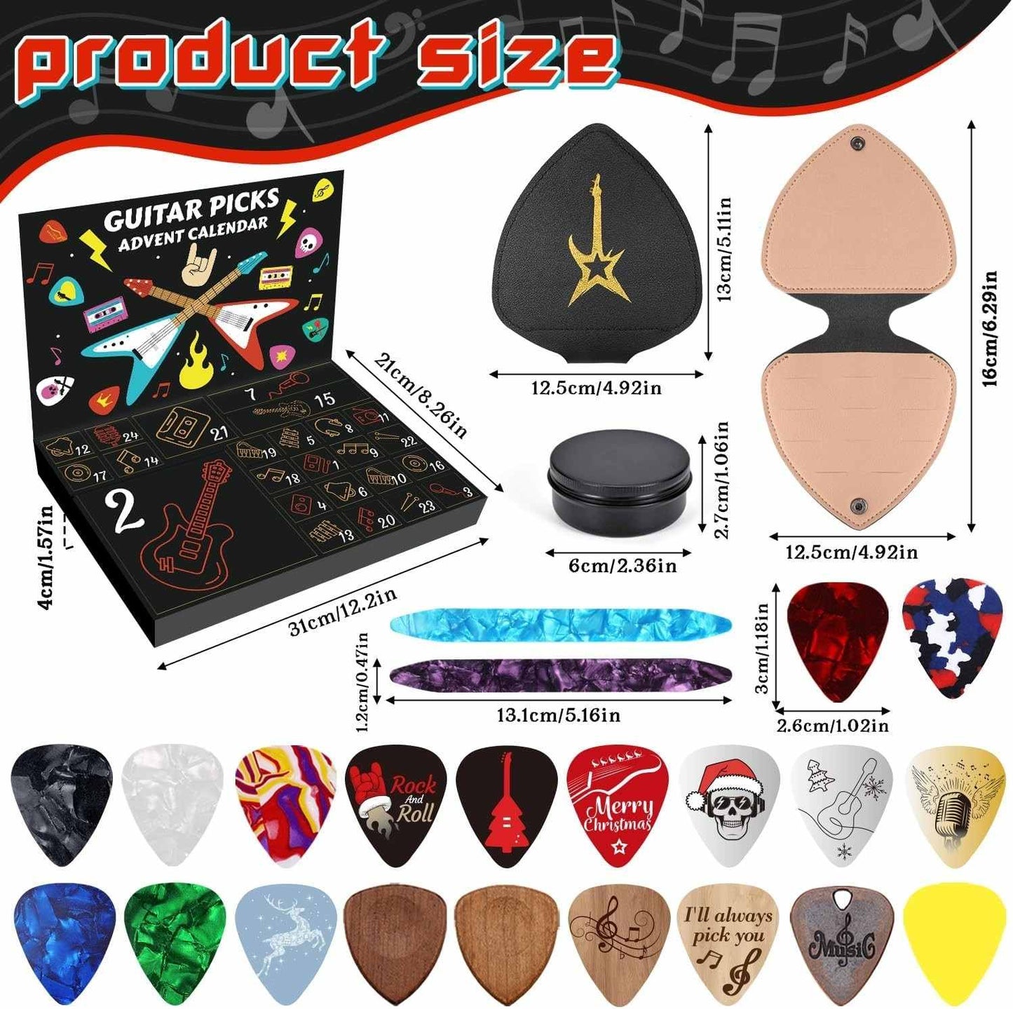 Guitar Picks Advent Calendar