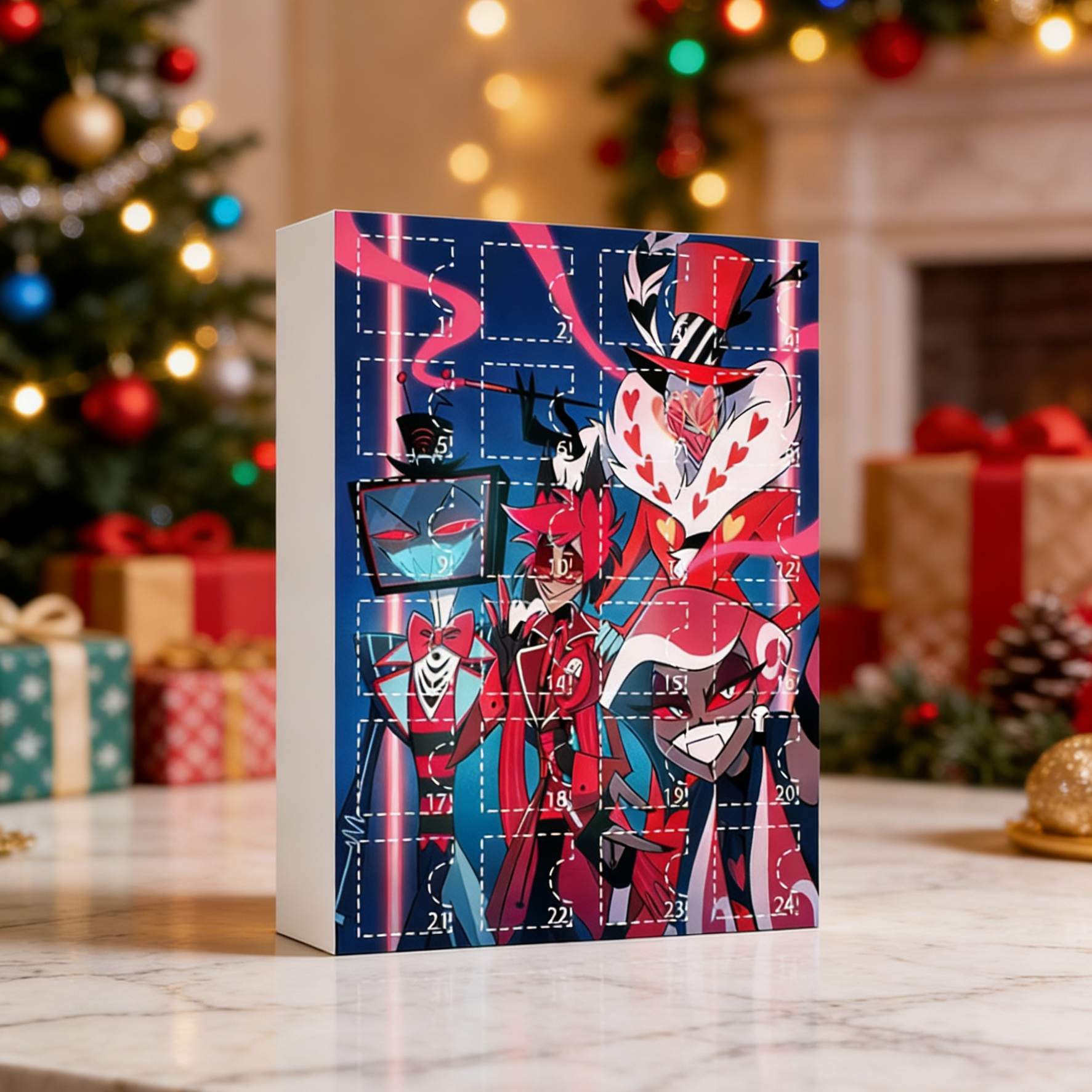 Hazbin Hotel Advent Calendar – 24 Acrylic Mini Collectibles