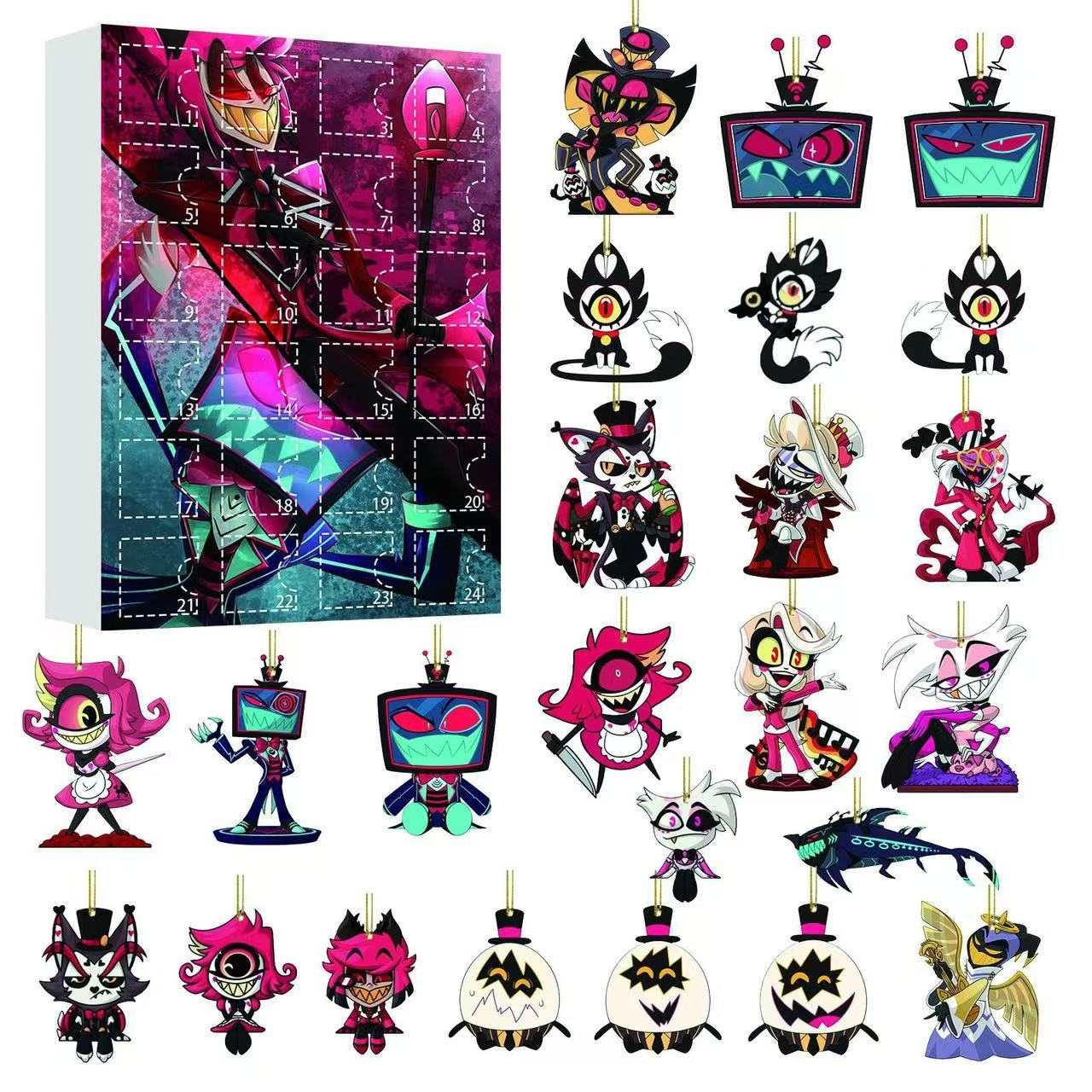 Hazbin Hotel Christmas Ornaments Advent Calendar