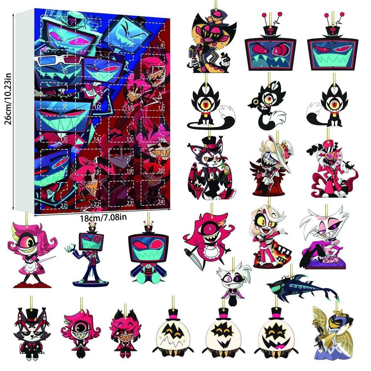 Hazbin Hotel Christmas Ornaments Advent Calendar