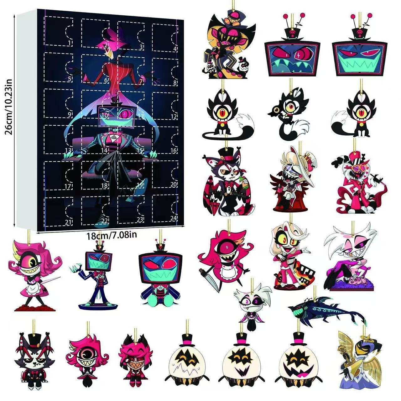Hazbin Hotel Christmas Ornaments Advent Calendar