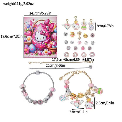 Hello Kitty DIY Charm Bracelet Advent Calendar