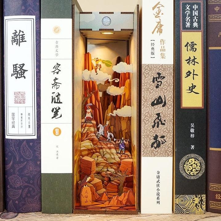 Journey to the west - diy book nook kit - bookself insert decor dioama miniature kit
