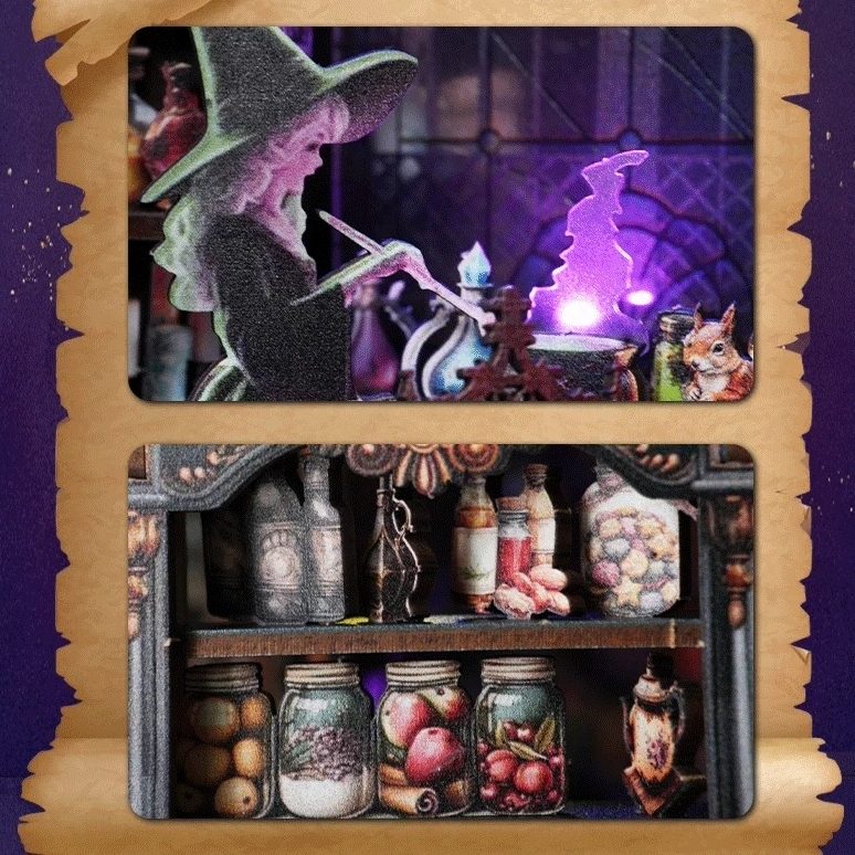 Judy's Magic World DIY Wooden Book Nook Kit