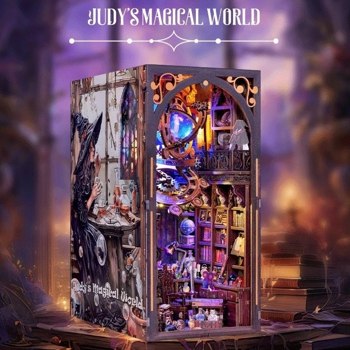 Judy's Magic World DIY Wooden Book Nook Kit