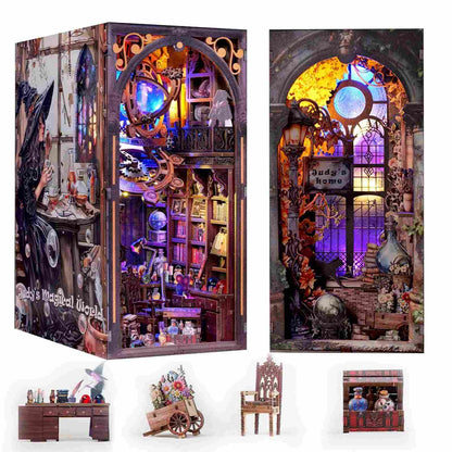 Judy's Magic World DIY Wooden Book Nook Kit