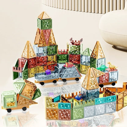 Jurassic World Starlight Diamond Magnetic Building Tiles