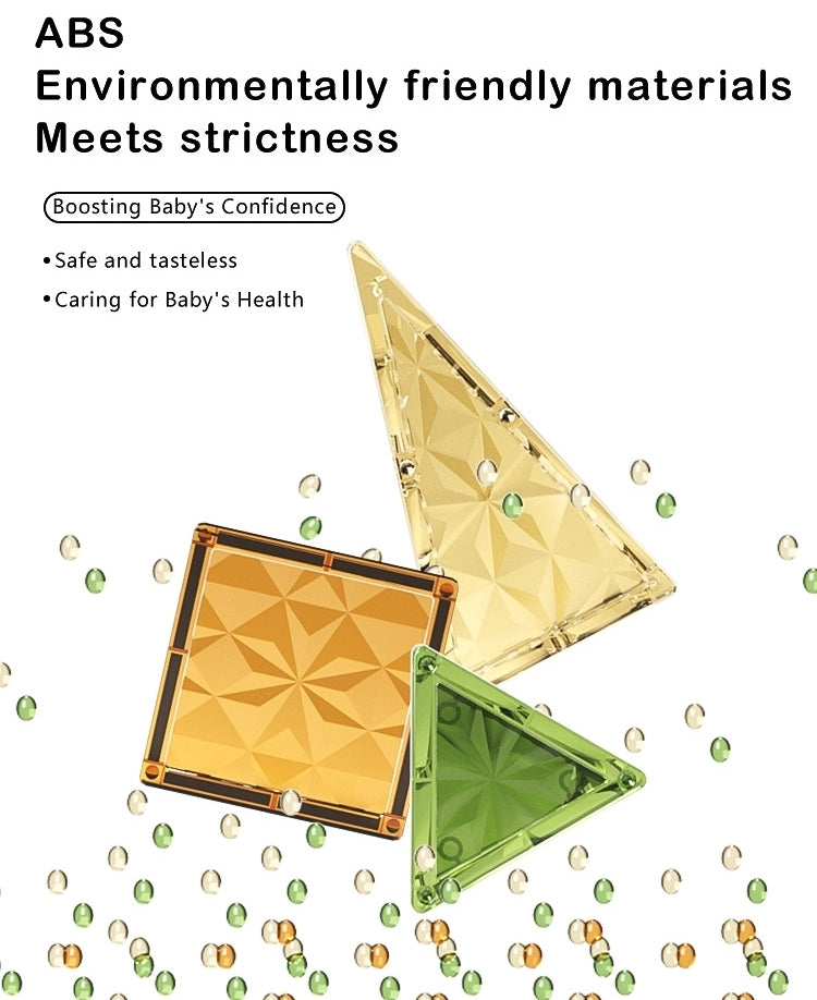 Jurassic World Starlight Diamond Magnetic Building Tiles