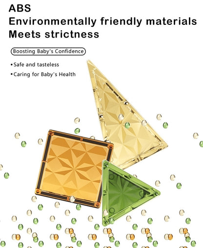 Jurassic World Starlight Diamond Magnetic Building Tiles