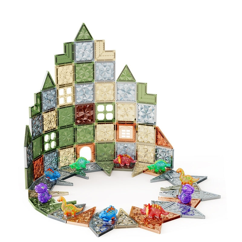 Jurassic World Starlight Diamond Magnetic Building Tiles