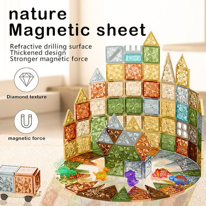 Jurassic World Starlight Diamond Magnetic Building Tiles