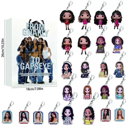 Katseye Keychain Advent Calendar