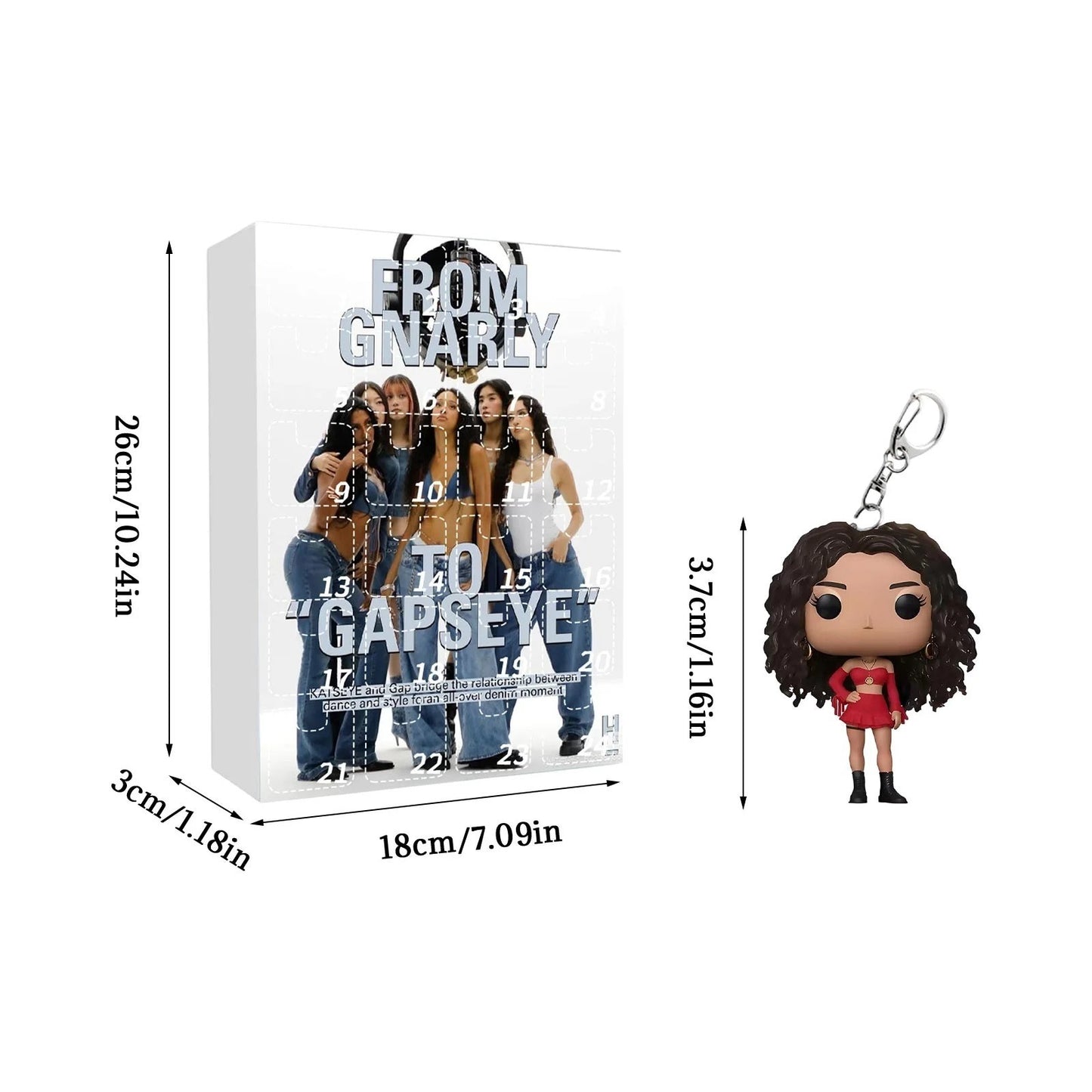 Katseye Keychain Advent Calendar