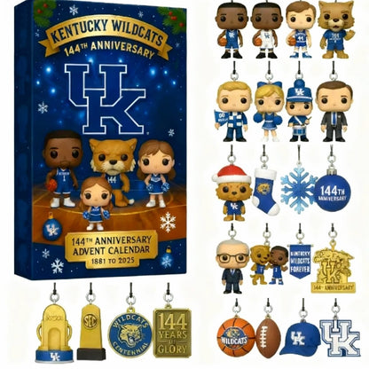 Kentucky Wildcats 144th Anniversary Advent Calendar with figures and decorations