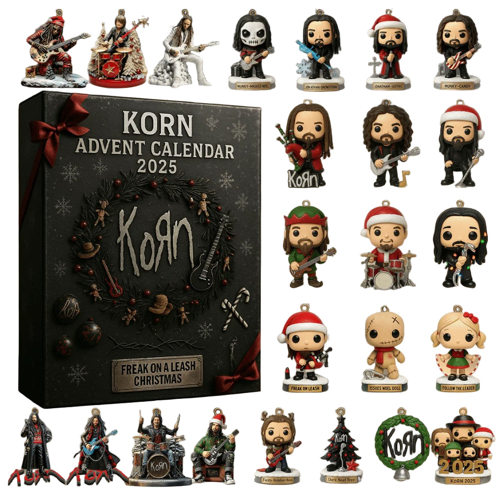 Korn Advent Calendar 2025 with figurines