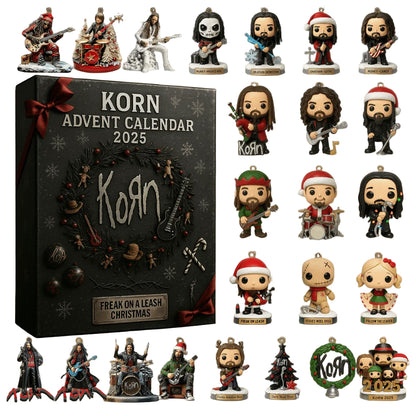 Korn Advent Calendar 2025 with figurines