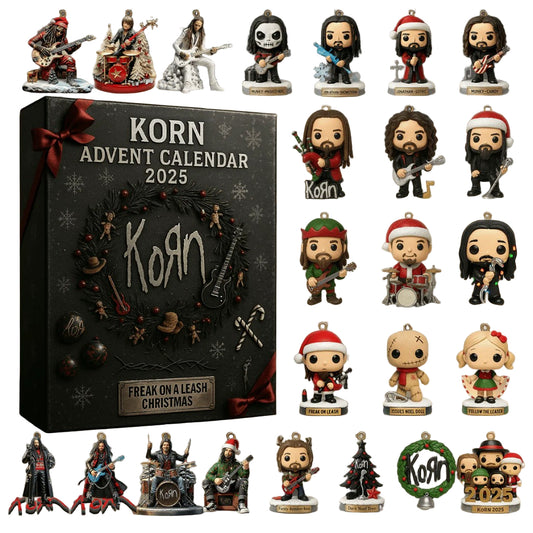 Korn Advent Calendar 2025 with figurines