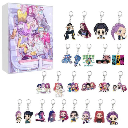 Kpop Demon Hunter Acrylic Keychain Advent Calendar