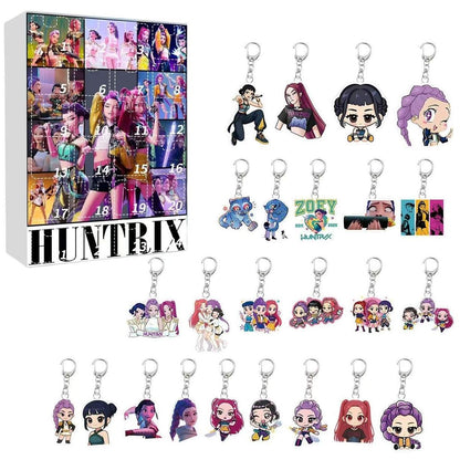Kpop Demon Hunter Acrylic Keychain Advent Calendar
