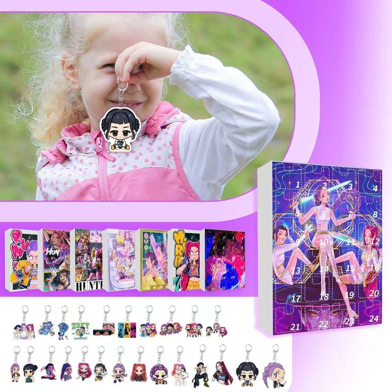 Kpop Demon Hunter Acrylic Keychain Advent Calendar