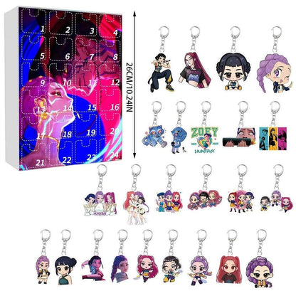 Kpop Demon Hunter Acrylic Keychain Advent Calendar