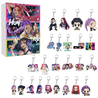 Kpop Demon Hunter Acrylic Keychain Advent Calendar