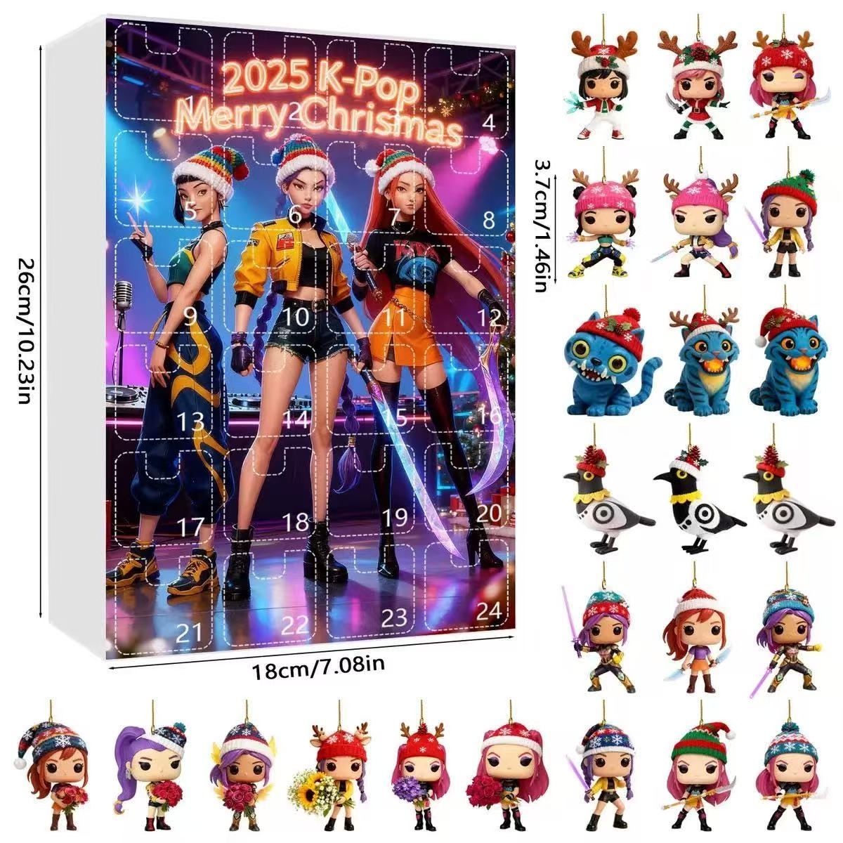 Kpop Demon Hunter Christmas Advent Calendar 2025