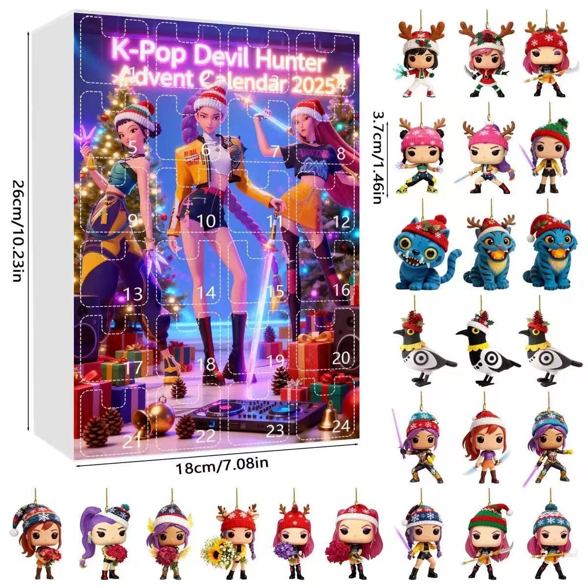 Kpop Demon Hunter Christmas Advent Calendar 2025