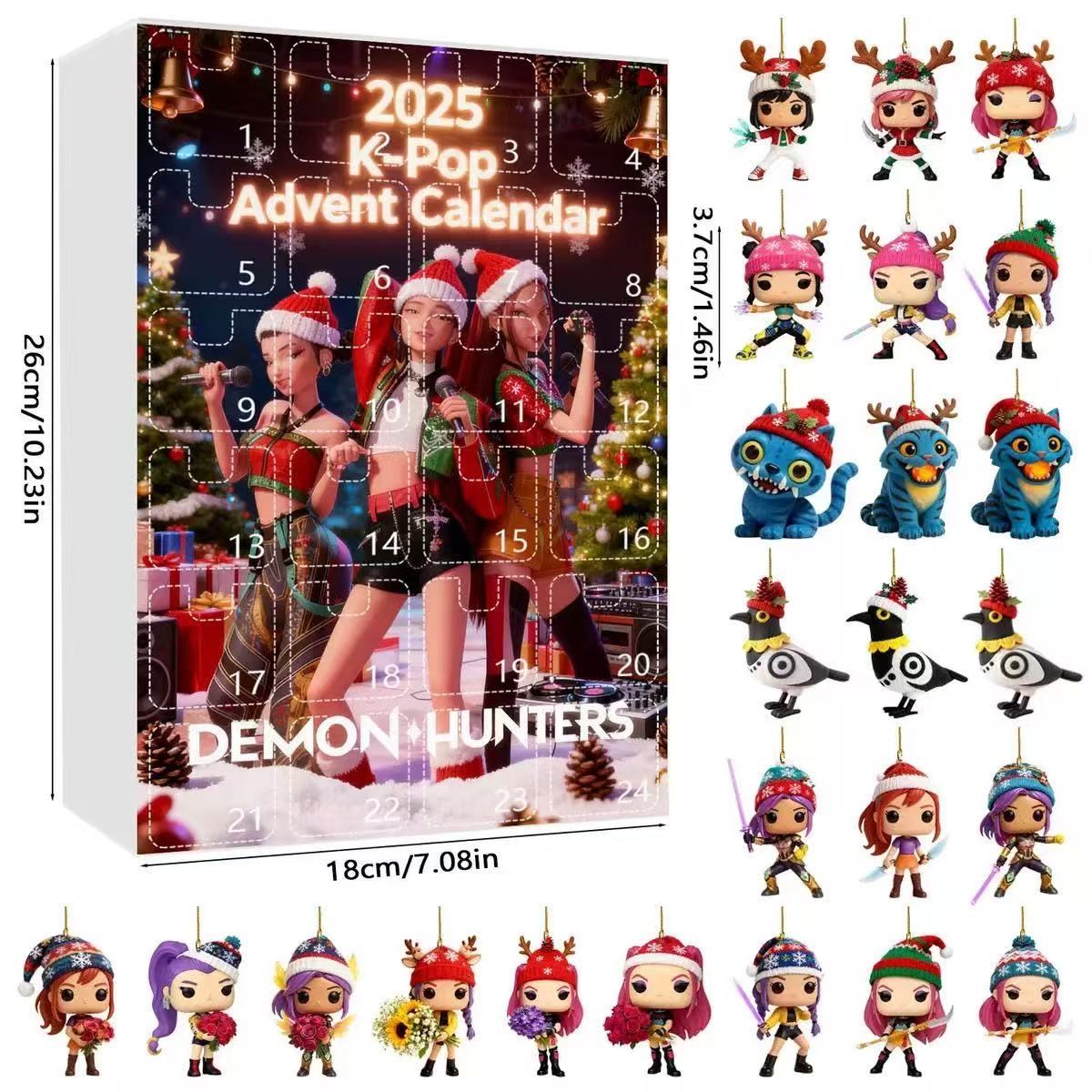 Kpop Demon Hunter Christmas Advent Calendar 2025