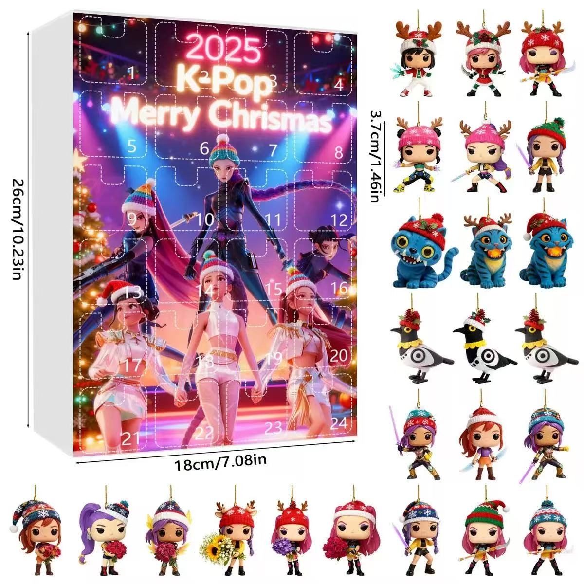 Kpop Demon Hunter Christmas Advent Calendar 2025