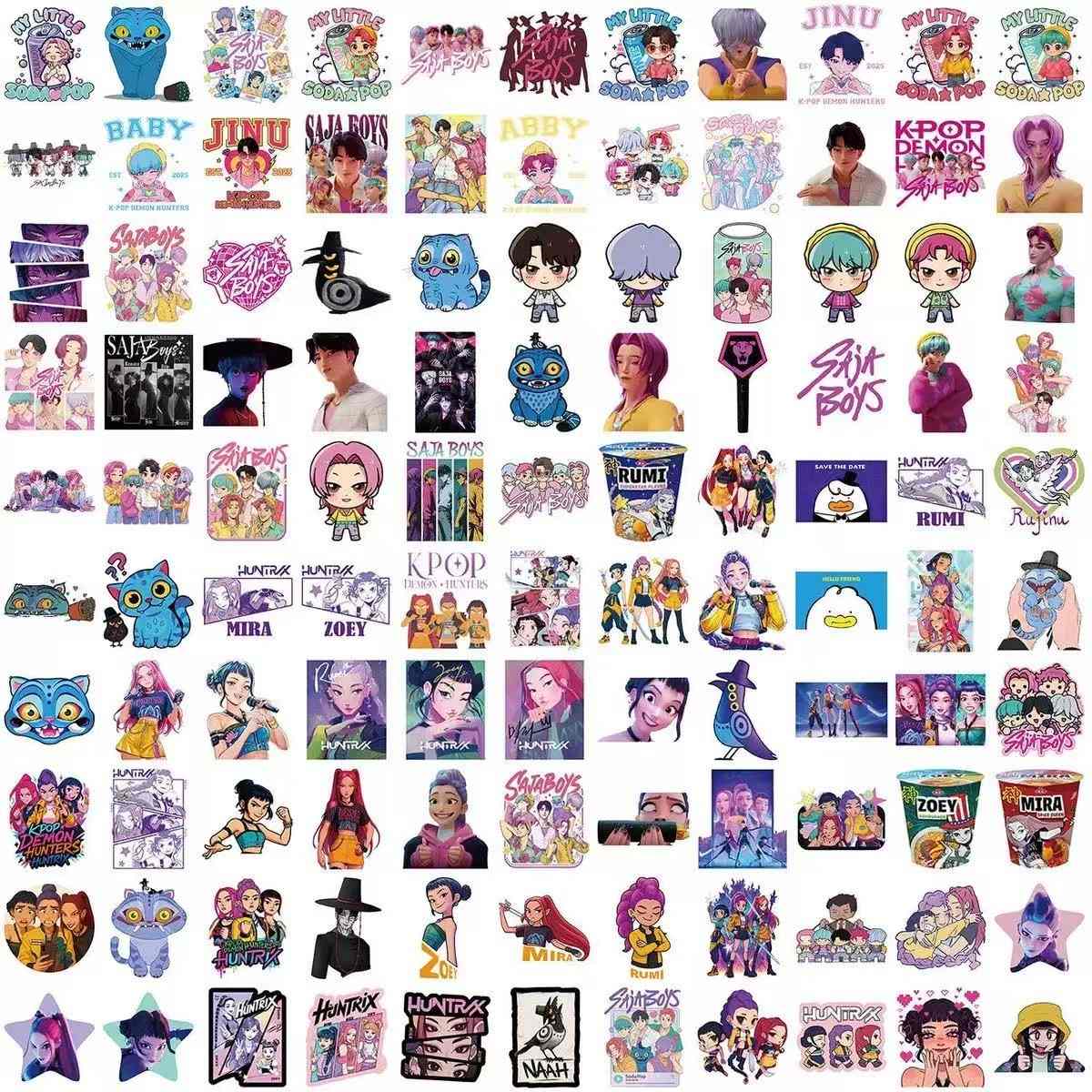 Kpop Demon Hunter Stickers Set