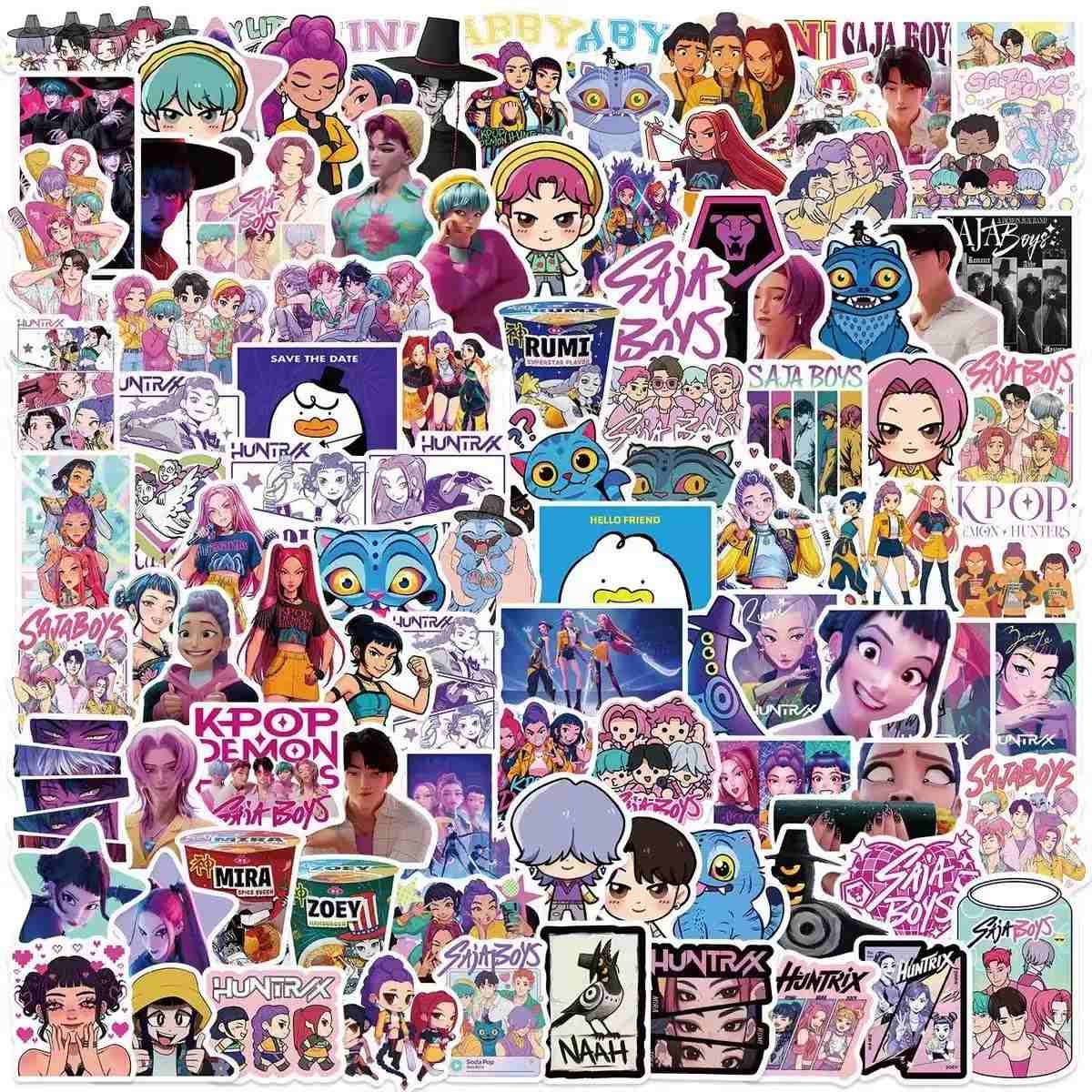 Kpop Demon Hunter Stickers Set